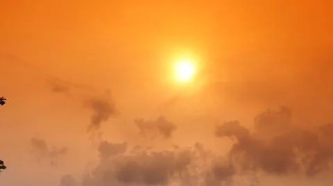 Sun with Cloud Stock Photos