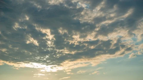 The sun in the clouds 1080P Stock Footage 115160022