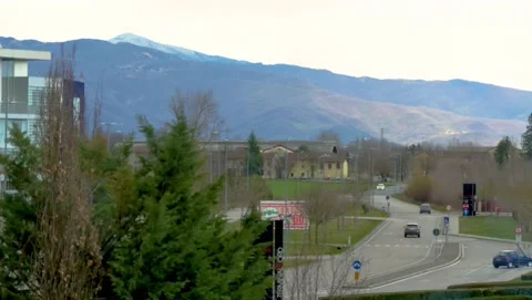 From sun to clouds on away mountains Stock Footage 150571648