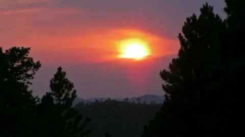 Sun into the Clouds Stock Footage 11809675