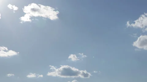 Sun &amp; Clouds HD Video stock 36797993