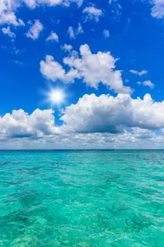 Sun in the clouds Foto stock