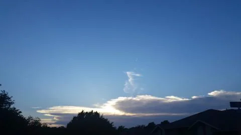 Sun in the clouds 스톡 사진