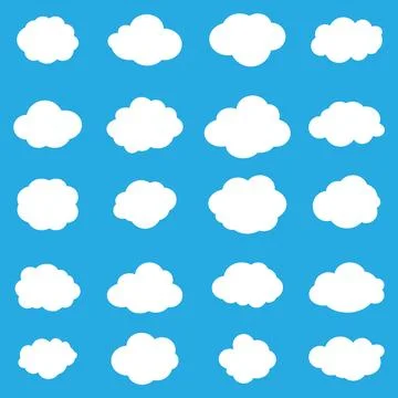 Sun clouds rain icons isolated pattern elements vector template weather 스톡 일러스트