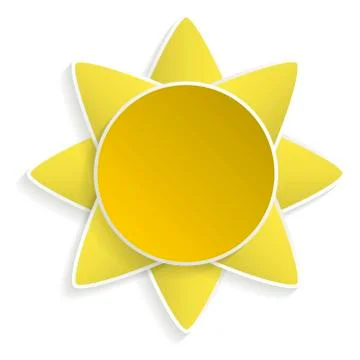 Sun, color Stock Illustration