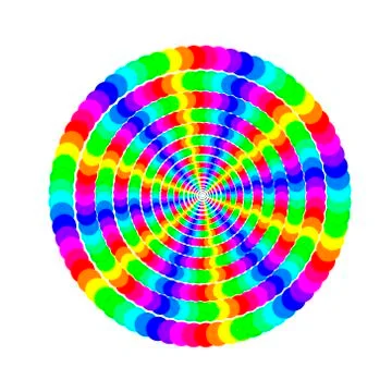 Sun colored circles Stock-Illustration