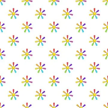 Sun in colours of LGBT pattern, cartoon style Stock Illustration