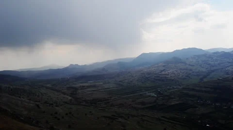 Sun coming out after storm Stock Footage 23724237
