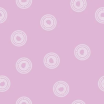 Sun counterindication line seamless pattern Stock Illustration