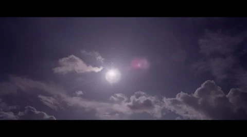 Sun Covered by Clouds Stock Footage 11047993