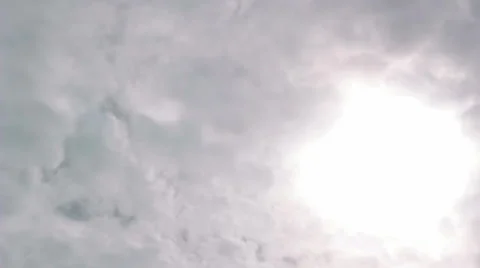 Sun covered by clouds Video stock 35668303