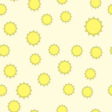 Sun with curled rays. Bright shining day-star Stock Illustration