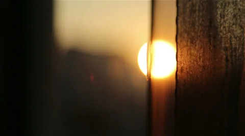 Sun curtains Stock Footage 34551809