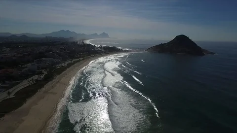 Sun day at the beach in Rio de Janeiro Stockbeeldmateriaal 87967281