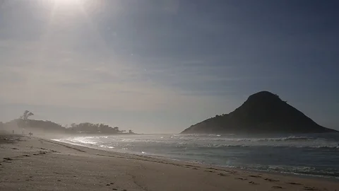 Sun day at the beach in Rio de Janeiro Stockbeeldmateriaal 87967402