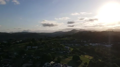 Sun Descending Stock Footage 234855052