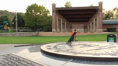 Sun Dial at Park 動画素材 22496776