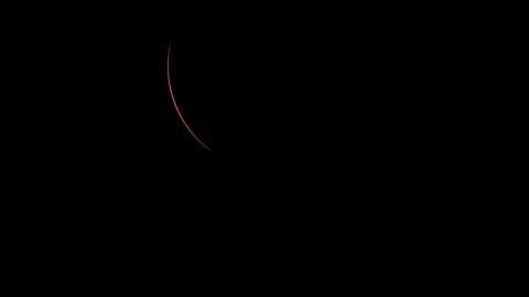 Sun Disappears Total Solar Eclipse Stock Photos