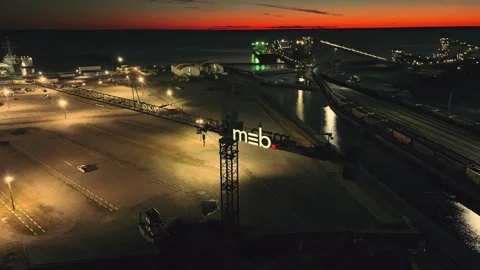 Sun Dissolves - Newport News, VA Video stock 335966655