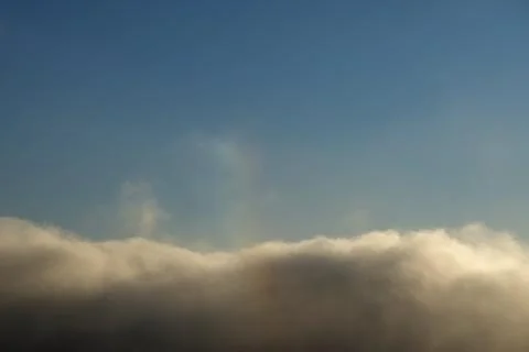 Sun Dog effekt in the sky. Stock Photos