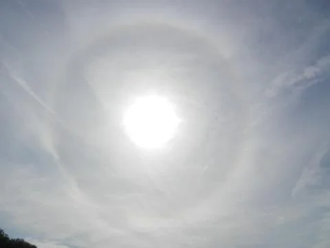 Sun dog Stock Photos