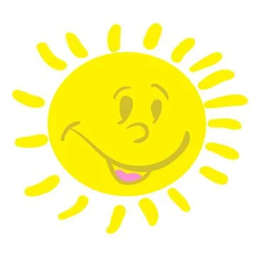 Sun doodle Stock Illustration