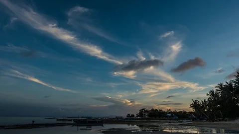 Sun down time lapse Stock Footage