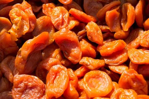 Sun Dried Apricots Stock Photos