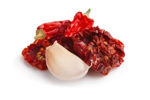 Sun dried cherry tomatoes Stock Photos