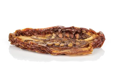 Sun dried tomato isolated on white Stock Photos