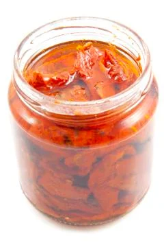 Sun dried tomato Stock Photos