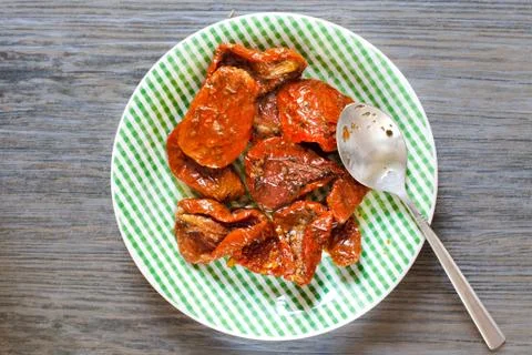 Sun dried tomatoes Stock Photos