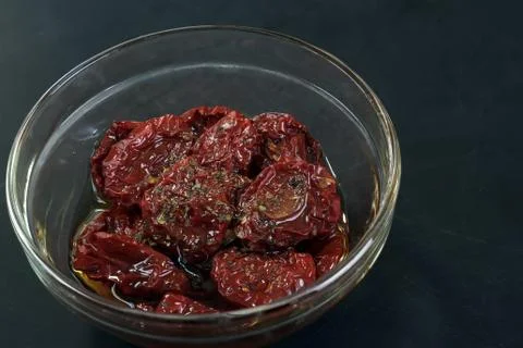 Sun-dried tomatoes Stock Photos