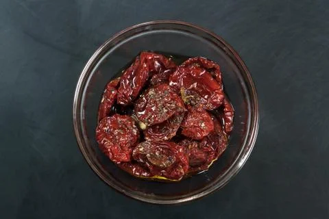 Sun-dried tomatoes Stock Photos