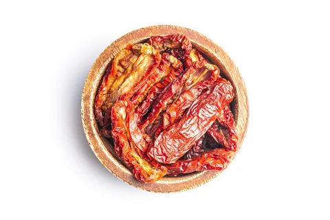 Sun dried tomatoes Stock Photos
