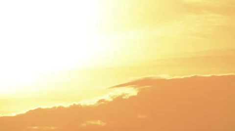 Sun drops into clouds silhouette sunset time lapse (close up) HD 1080 Stock Footage 39886690