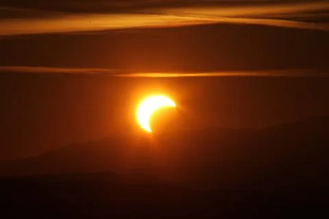 Sun eclipse Stock Photos