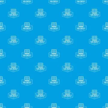 Sun energy pattern seamless blue イラスト素材