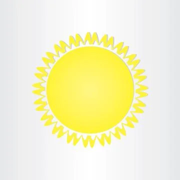Sun energy solar button design Stock-Illustration