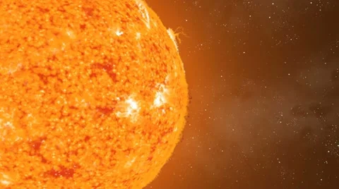 Sun Eruptions Flyby CGI HD 스톡 동영상 11870354