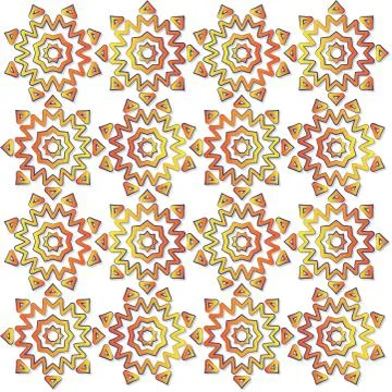 Sun fabric pattern Stockillustratie
