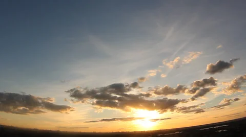 Sun fall Stock Footage 30341362