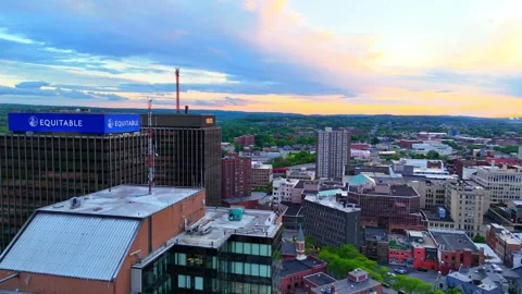 Sun Falls - Syracuse, NY Video stock 336462398