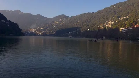 The Sun Farewell Among the Peaks Stock Footage 337631329