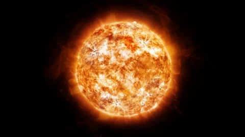 Sun Fire Solar Flare Star Stock Footage 75183470