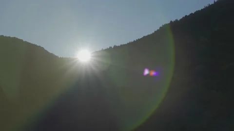 Sun flare 4k 24p 库存影片 146902378