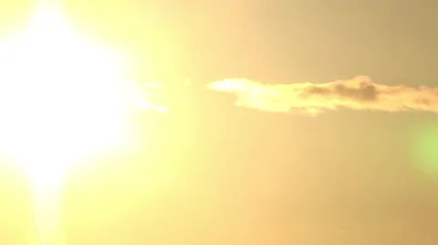 Sun Flare Close up Video stock 44886824