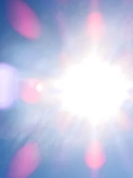 Sun Flare Effect Stock Photos