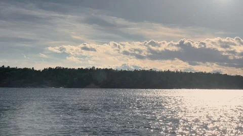 Sun Flare on Modern Sloop Exploring Stockholm Archipelago at Sunset 스톡 동영상 119736711