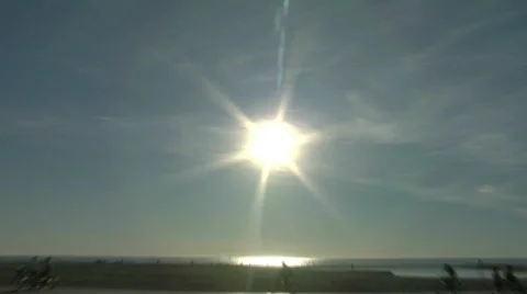 Sun Flare Pop Out Stock Footage 732794